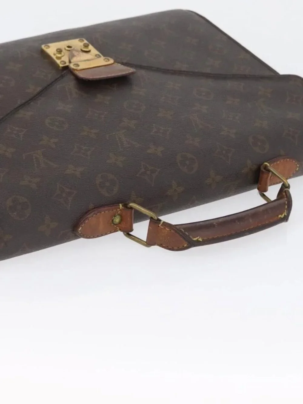 LOUIS VUITTON Monogram Serviette Conseiller Briefcase M53331 LV Auth bs33308